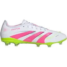 adidas Predator Pro FG Herren Cloud White/Lucid Pink/Lucid Lemon 47 1/3