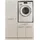 laundreezy LDSK6 Waschmaschinenschrank 117,5 x 162 x 67,5 cm Weiß Holzwerkstoff