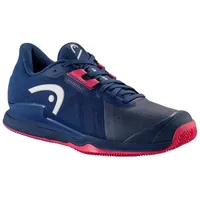 Head Sprint Pro 3.5 Clay Women Tennisschuh, dunkelblau/Azalea, 43
