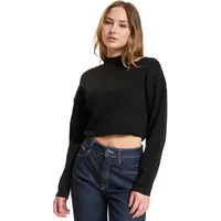 Only Bodrum Cropped Pullover mit Stehkragen Modell Black, S