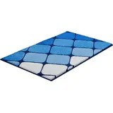 GRUND Badteppich Shanga Blau 120 x 70 cm