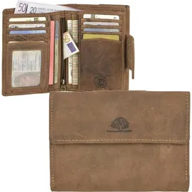 GREENBURRY Vintage 1790-25 Damen Geldbörse braun