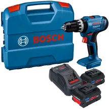 Bosch GSB 18V-25 inkl. 2 x 5,5 Ah + Ladegerät + L-Case