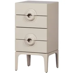 Kommode Merge aus Holz, Greige