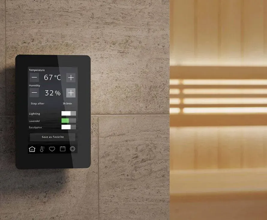 Tylö Elektronisches Kontrollgerät Elite WiFi Cloud für Saunaofen und Dampfgenerator - Neutral