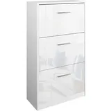 Vicco Gizmo 59 x 105 x 22 cm 3 Schubladen hochglanz / weiß