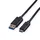 ROLINE GREEN USB 3.2 Gen 1 Kabel, A-C, ST/ST, schwarz, 1 m