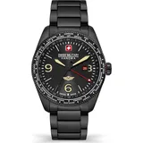 Swiss Military Hanowa Herren-Uhren Analog Quarz One Size Schwarz 32019283