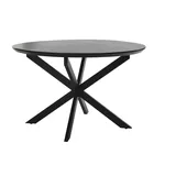 byLIVING Tisch mit Auszug Oregon Breite 120 cm schwarz