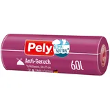 Mülleimer-Beutel Pely Klimaneutral Anti Geruch praktisch mit Zugband 60L 10 Stück