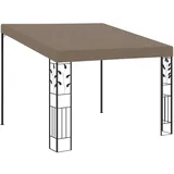 vidaXL Wand-Pavillon 3 x 3 m Taupe