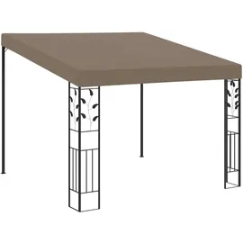 vidaXL Wand-Pavillon 3 x 3 m Taupe