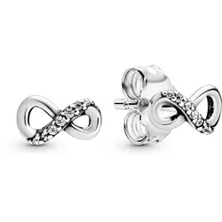 Pandora 298820C01 Damen-Ohrstecker Ohrringe Funkelnde Unendlichkeit