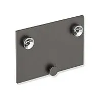 Hewi System 900 Montageplatte 900.51.00160SC Edelstahl pulverbeschichtet dunkelgrau perlglimmer