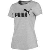 Puma Damen T-shirt, Light Gray Heather, XL