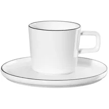 Asa Selection oco ligne noire Espressotasse mit Unterteller, ligne noire