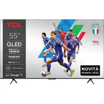 TCL 55P8K 55 4K HDR Smart TV & Atmos, 144Hz Motion Clarity Pro, FreeSync, Onkyo 2.1 Sound, Sprachsteuerung, Kompatibel mit Google Assistant, Google Cast)