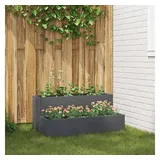 vidaXL Garten-Pflanzgefäß Anthrazit 100 x 60 x 45 cm