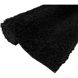 OTTO home Hochflor-Teppich OTTO HOME "Viva Shaggy, in Standard- und Premium-Qualität, 30 mm oder 45 mm Höhe" Gr. 11, grau (schwarz), B:67cm H:30mm L:230cm, Kunstfaser, Teppiche, Uni Farben, einfarbig, weich, kuschelig, Läufer, Kundenliebling