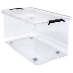 Aufbewahrungsbox Transparent 60x40x35cm 60L stapelbar