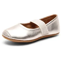 Bisgaard Mädchen Ballet Geschlossene Ballerinas, Silber (01 Silver), 25 EU