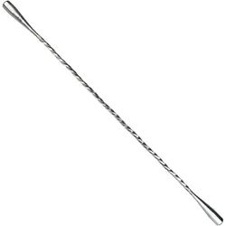 Rührstab / Stirrer Doppel-Teardrop - Edelstahl (30cm)