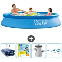 Intex Easy Set Schwimmbecken rund – 305x61 cm – Zubehör CB14 Blau No Size