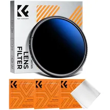K&F Concept Nano K-Serie ND Filter 82mm Variabler Graufilter ND2-ND2000 (1-11 Blendenstufen)