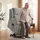 Homcom Fernsehsessel mit Aufstehhilfe Kunstleder 92 x 104 x 102 cm Dunkelbraun elektrisch