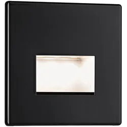PAULMANN Edge Quadro, vertieft, Quadratisch, 2700 K, Schwarz