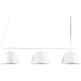 Kosilum Hängeleuchte, Metall, weiß - Oviedo