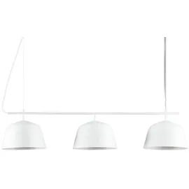 Kosilum Hängeleuchte, Metall, weiß - Oviedo