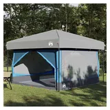 vidaXL Innertelt 7-Personen mit Dach Blau/Grau