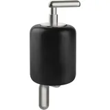 GESSI Goccia Seifenspender zur Wandmontage in GRES schwarz, 38014147, Farbe: Chrom gebürstet