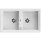 Teka Stone 90 B-TG 2C rechts flächenbündig weiß Handbetätigung 860 x 520 mm