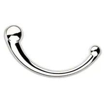 Njoy »Pure Wand« Edelstahl-Dildo Silber