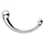 Njoy »Pure Wand« Edelstahl-Dildo Silber