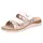 ROHDE Damen Pantolette mit Blumendruck und Lederdecksohle Baviera 1302, Größe:40 EU,