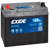 Exide Excell EB455 45Ah Autobatterie