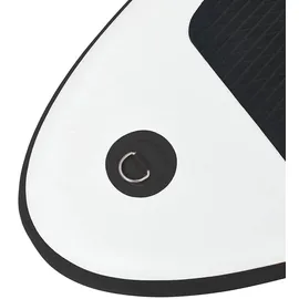 vidaXL Aufblasbares SUP-Board mit Segel Set Schwarz und Weiß