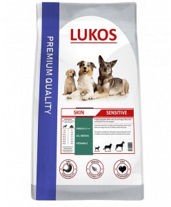 Lukos Skin Sensitive - premium hondenvoer  12 kg