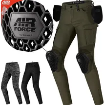 SHIMA GIRO 2.0 Damen Motorrad Textilhose, grün-braun, Größe 24