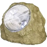 STAR LED Solarstein Kunststoff 11,5 cm x 15 cm grau