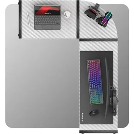 huzaro Eckschreibtisch Hero 6.0 Weiß