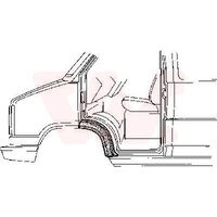 Van Wezel Kotflügel Vorne Links für FIAT Ducato PEUGEOT