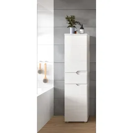 INOSIGN Midischrank »CAPRI, Höhe 151cm, 2 Türen mit Soft-Close-Funktion, 1 Schubkasten« Mehrzweckschrank, Universalschrank, Badschrank, Badhochschrank weiß