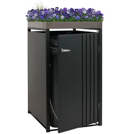 Proregal Mülltonnenverkleidung 125 x 68 x 84 cm anthrazit