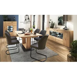 MCA Furniture Woodford Säulentisch Oakland , holzfarben , Maße (cm): B: 100 H: 77