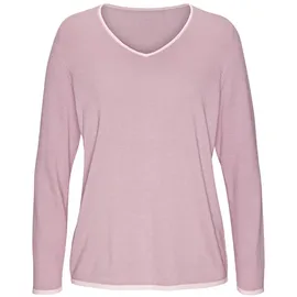 VIVANCE V-Ausschnitt-Pullover mauve-rosé 36/38