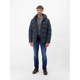 Lerros Herren Steppjacke in funktionaler Cord-Optik - Blue night), - XXXL